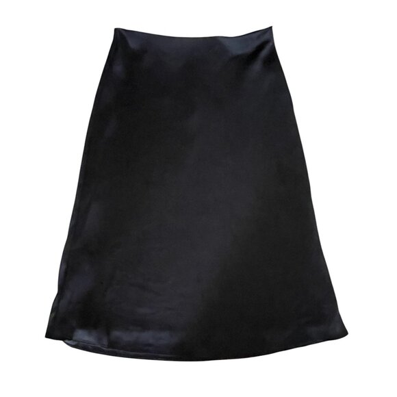 Nordstrom Rack Dresses & Skirts - Black Satin Bias-Cut Midi Slip Skirt – Size S